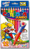 MAXILÁPICES DE COLORES DE MADERA TRIANGULAR CARIOCA JUMBO 12 Colores