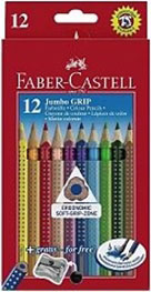 FABER CASTELL JUMBO GRIP  Box 12 colores