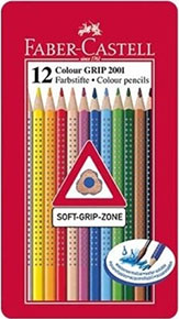 FABER CASTELL GRIP 2001   Box 12 Colores