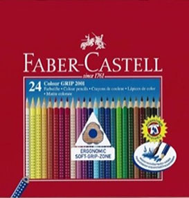 FABER CASTELL GRIP 2001  Box 24 Colores