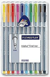 STAEDTLER® triplus® fineliner  Box 10 colores