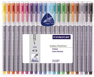 STAEDTLER® triplus® fineliner  Box 20 colores